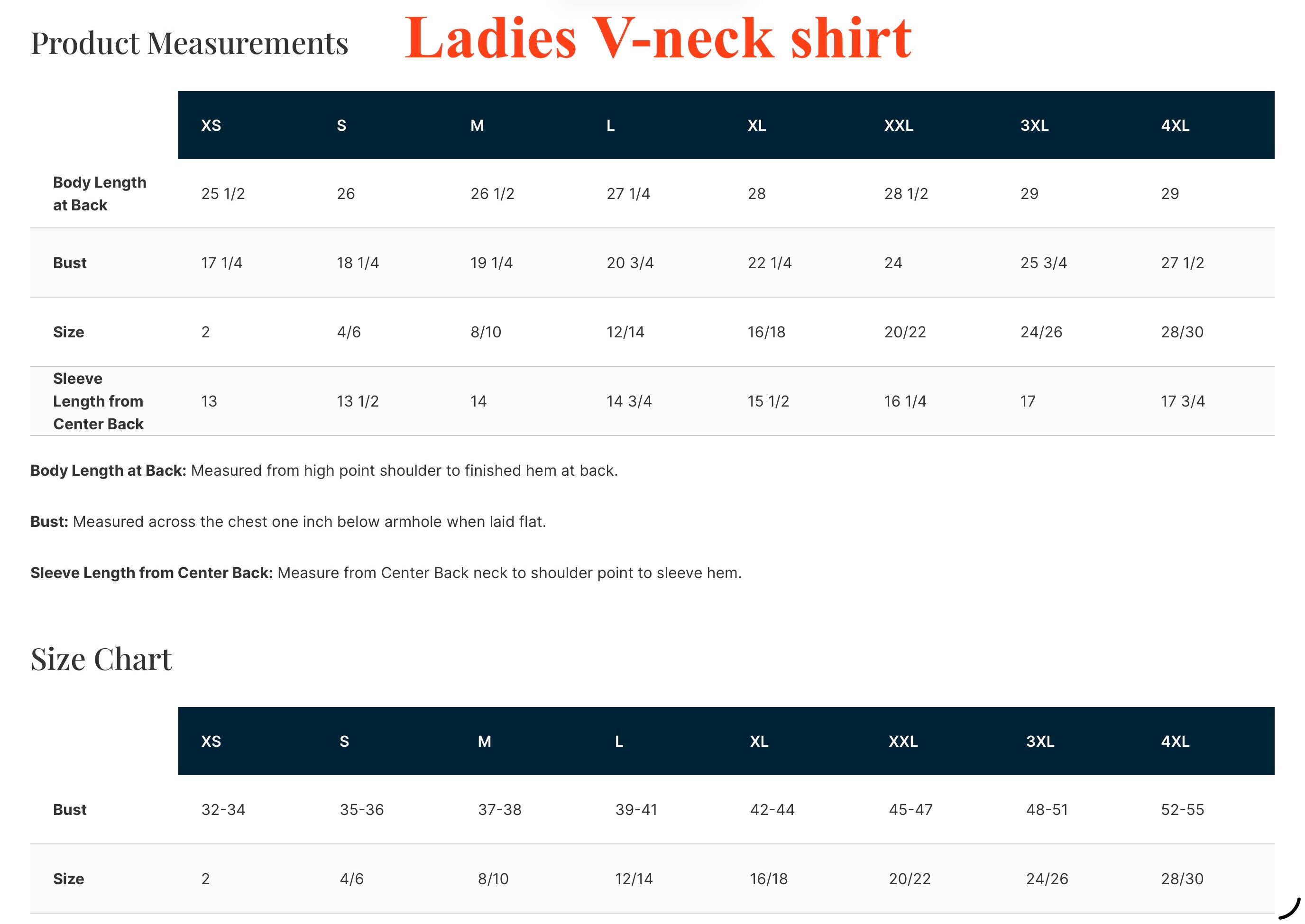 NEW!  Ladies V-neck Shirt