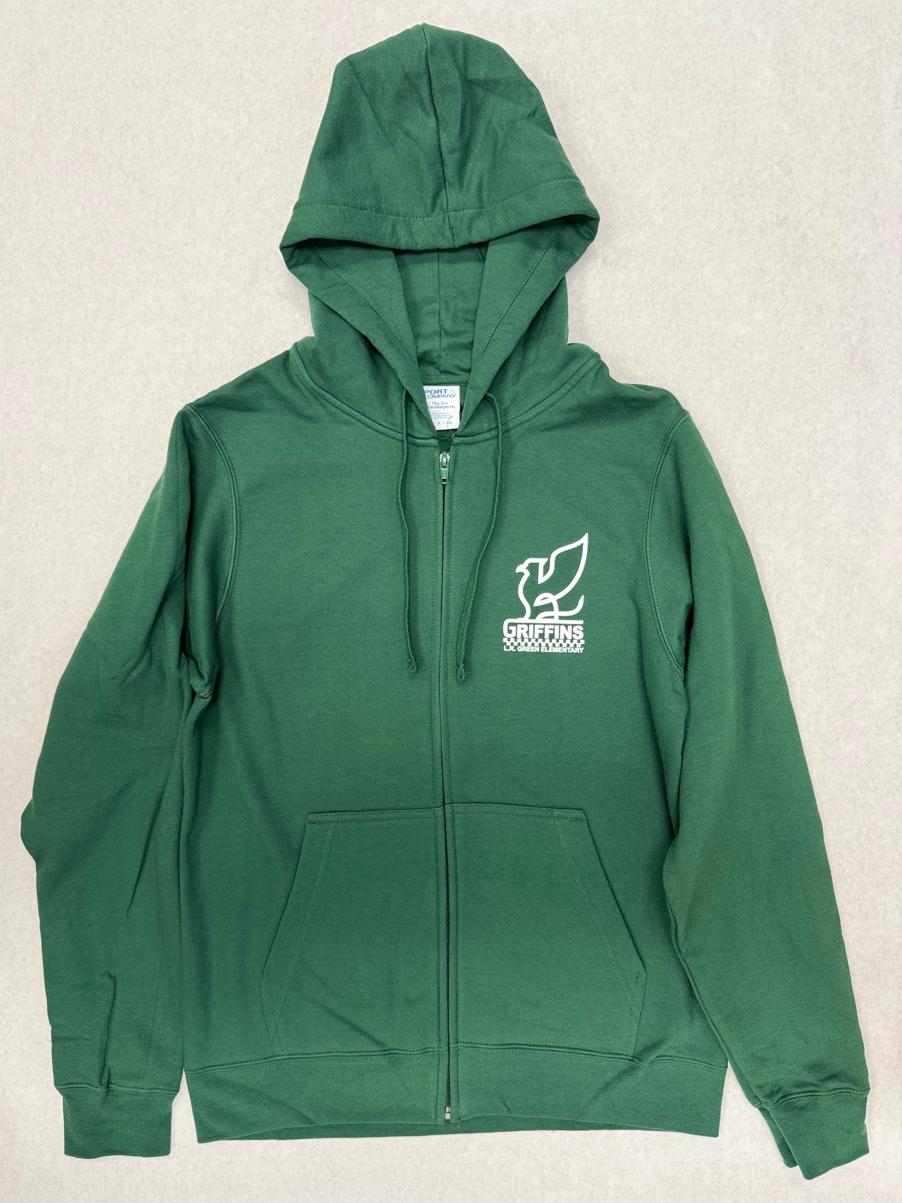 NEW!  Adult Full-zip Sweatshirt
